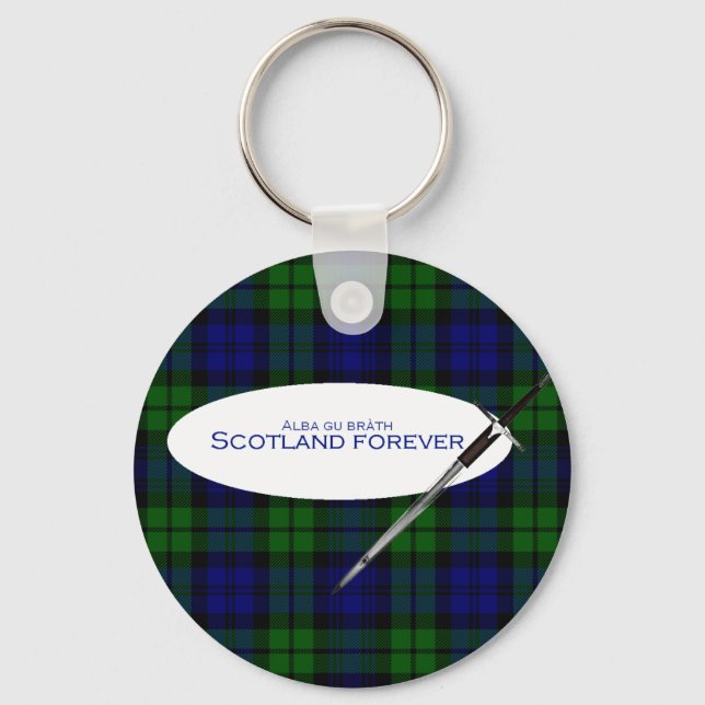 Scotland Forever Alba gu bràth Key Ring (Front)