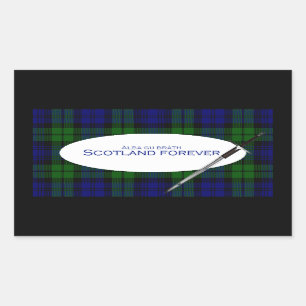Scotland Forever Alba gu bràth Rectangular Sticker