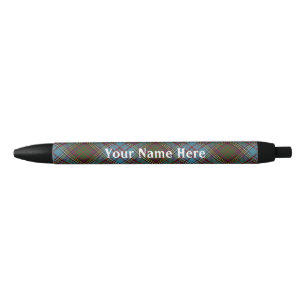 Scotland Forever Clan Anderson Tartan Black Ink Pen