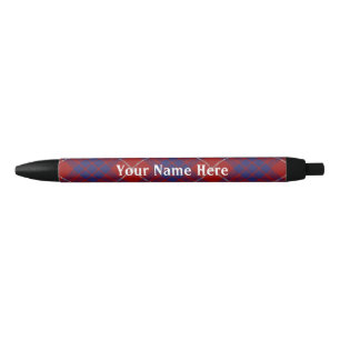 Scotland Forever Clan Hamilton Tartan Black Ink Pen