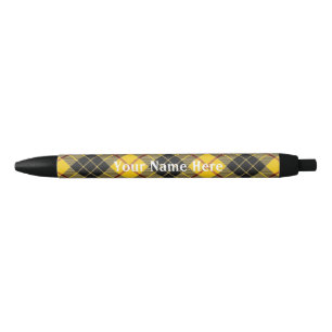 Scotland Forever Clan MacLeod of Lewis Tartan Black Ink Pen
