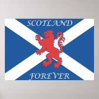 Scotland Forever Lion Rampant Flag