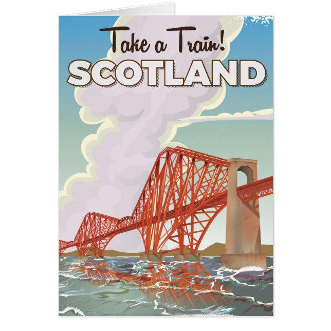 Scotland Fourth Bridge Travel poster. (Front)
