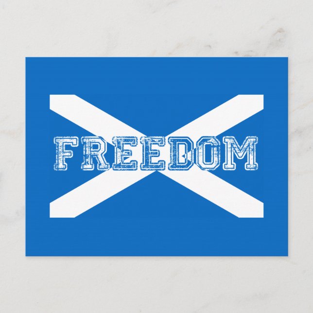 Scotland Freedom Postcard (Front)