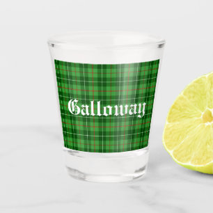 Scotland Galloway District Tartan Shot Glass