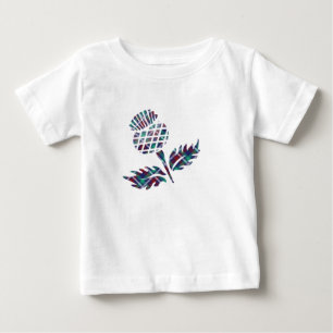 Scotland Gifts Scottish Thistle Tartan Plaid Gift Baby T-Shirt