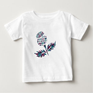 Scotland Gifts Scottish Thistle Tartan Plaid Gift Baby T-Shirt