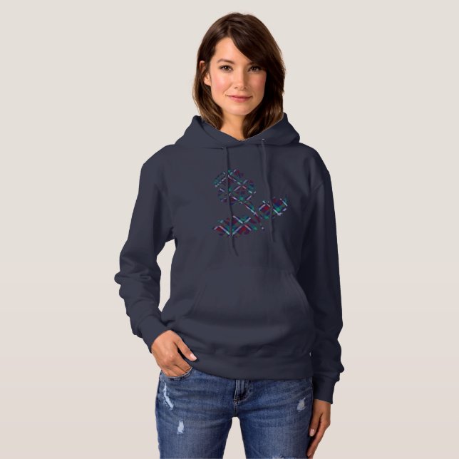 Scotland Gifts Scottish Thistle Tartan Plaid Gift Hoodie (Front Full)