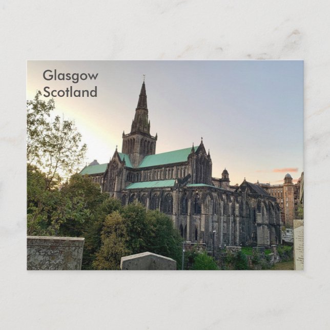 Scotland, Glasgow Cathedral Postcard (Front)