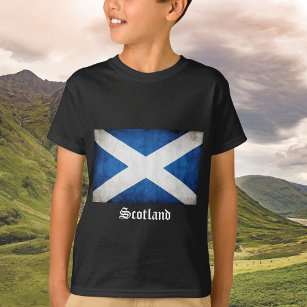Scotland Grunge Flag T-Shirt
