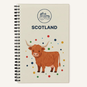 Scotland Heritage & Highland Cow Photo Archive Notebook