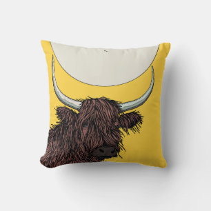 Scotland Highland Cow Cushion