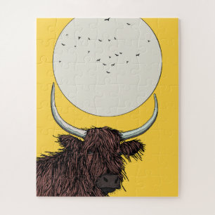 Scotland Highland Cow Jigsaw Puzzle