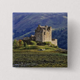 Scotland, Highland, Wester Ross, Eilean Donan 3 15 Cm Square Badge