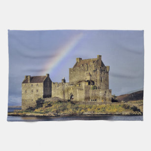 Scotland, Highland, Wester Ross, Eilean Donan Tea Towel