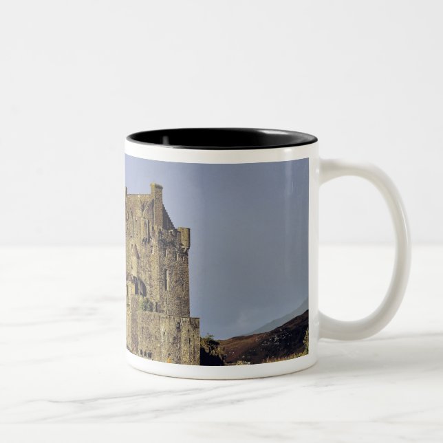 Scotland, Highland, Wester Ross, Eilean Donan Two-Tone Coffee Mug (Right)
