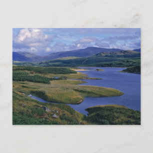 Scotland, Highland, Wester Ross, Loch Garry. An Postcard