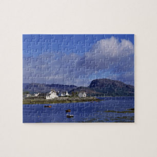 Scotland, Highland, Wester Ross, Plockton. Jigsaw Puzzle