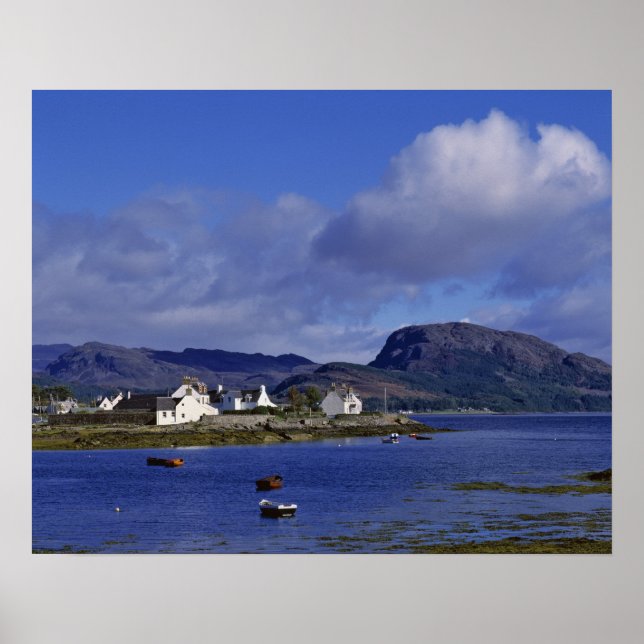 Scotland, Highland, Wester Ross, Plockton. Poster (Front)