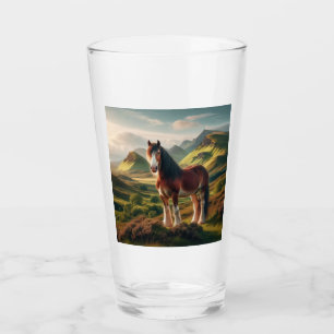 Scotland highlands Clydesdale horse Glass