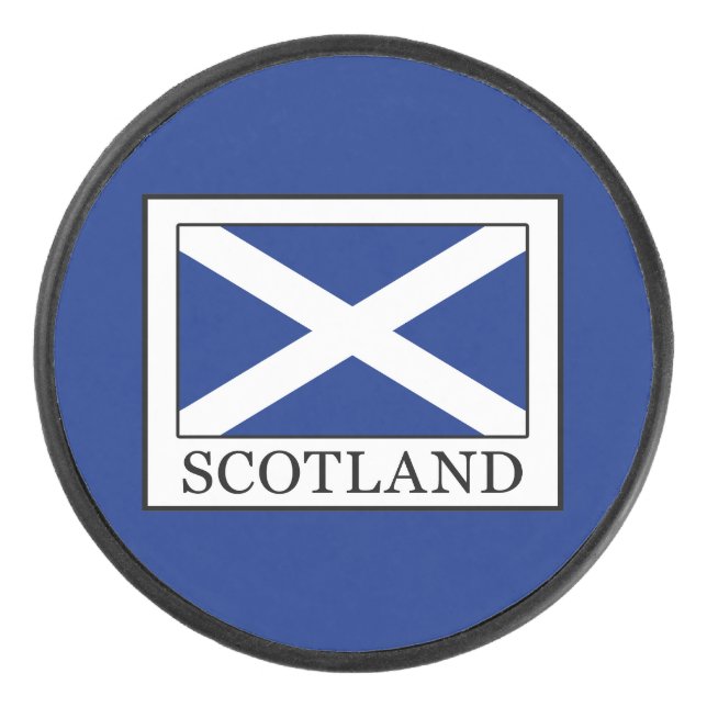 Scotland Hockey Puck (Front)
