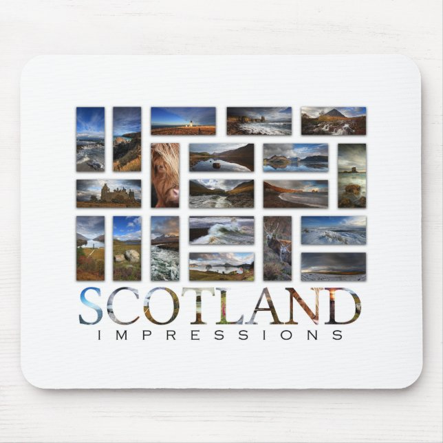 Scotland Impressions Mouse Mat (Front)