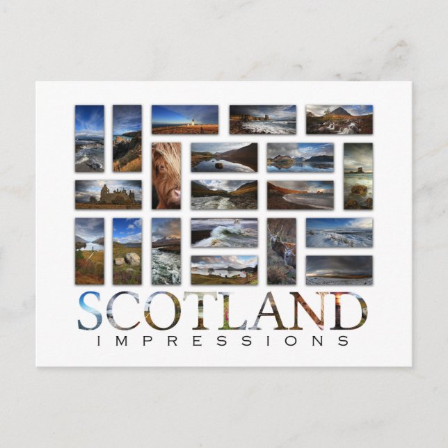 Scotland Impressions Postcard (Front)