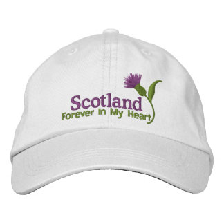 Scotland in my Heart Embroidered Hat