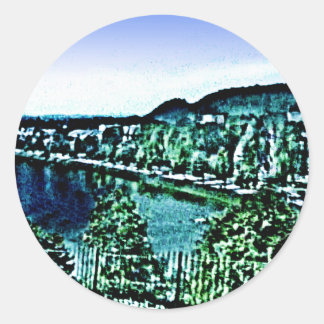 Scotland Inverness Building jGibney The Museum Zaz Classic Round Sticker
