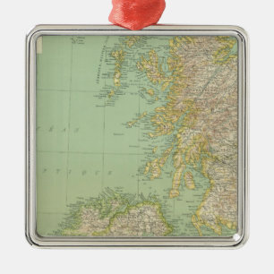 Scotland, Ireland Metal Tree Decoration