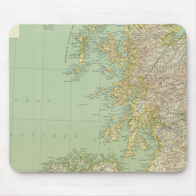 Scotland, Ireland Mouse Mat (Front)