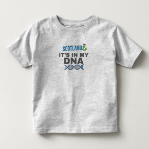 Scotland It's In My DNA Scottish Heritage Gift Toddler T-Shirt