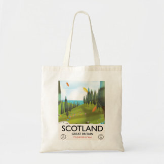 Scotland 'It's quicker by rail' Travel poster Tote Bag