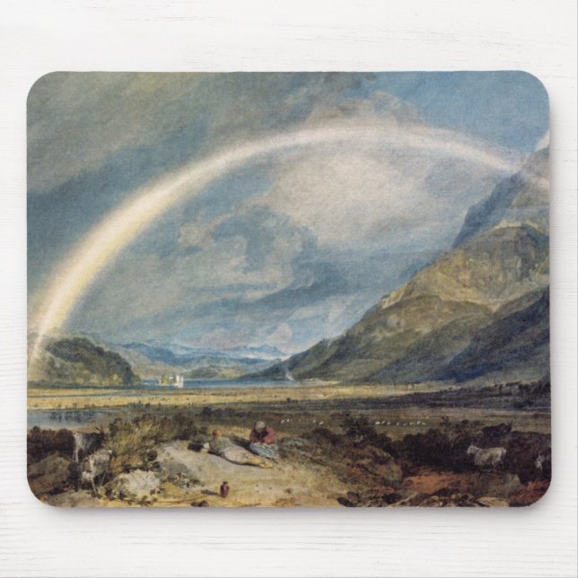 Scotland: Kilchern Castle, Cruchan Ben Mountains Mouse Mat (Front)