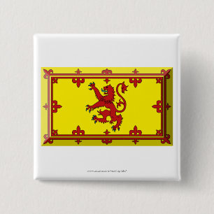 Scotland Lion Flag Jewel 15 Cm Square Badge