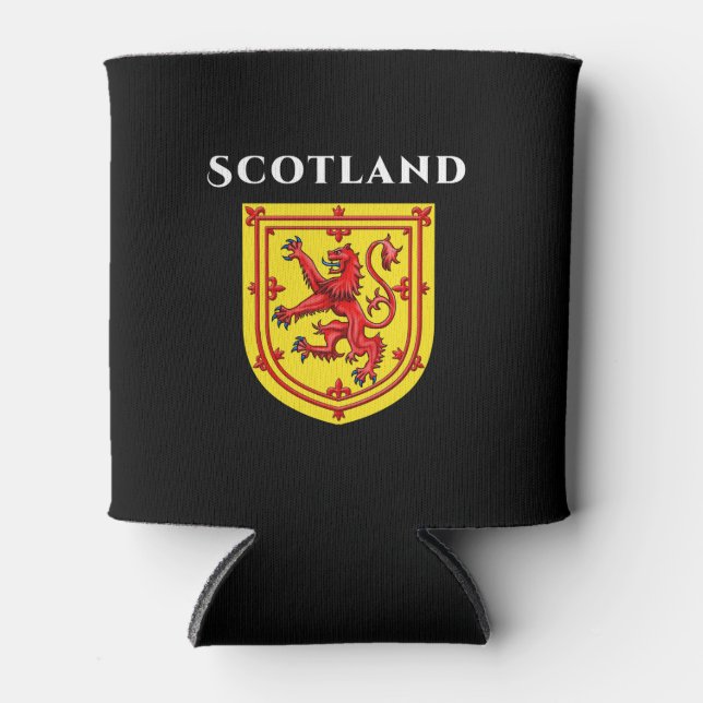 Scotland Lion Rampant Can Cooler (Front)
