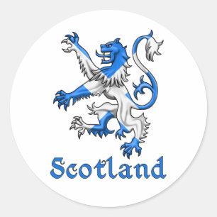Scotland Lion Rampant Classic Round Sticker