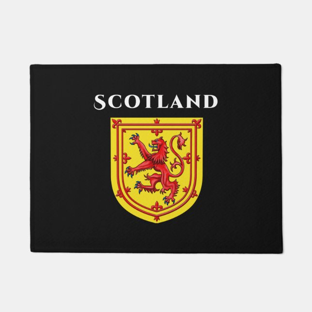 Scotland Lion Rampant Doormat (Front)