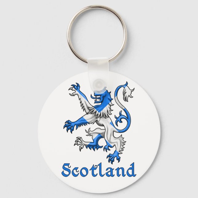 Scotland Lion Rampant Key Ring (Front)