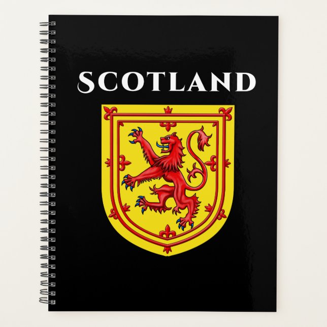 Scotland Lion Rampant Planner (Front)