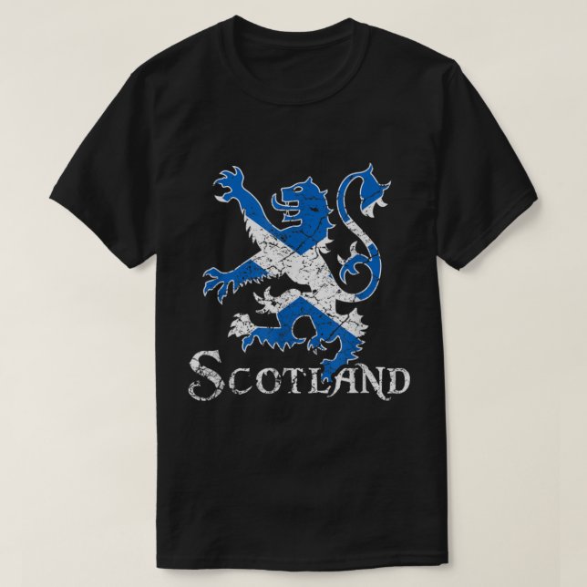 Scotland Lion Rampant Scotland Scottish  T-Shirt (Design Front)