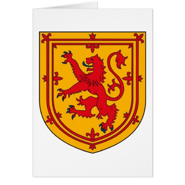 Scotland Lion Rampant Shield (Front)