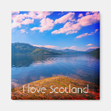 Scotland, Loch Lomond, fridge magnet