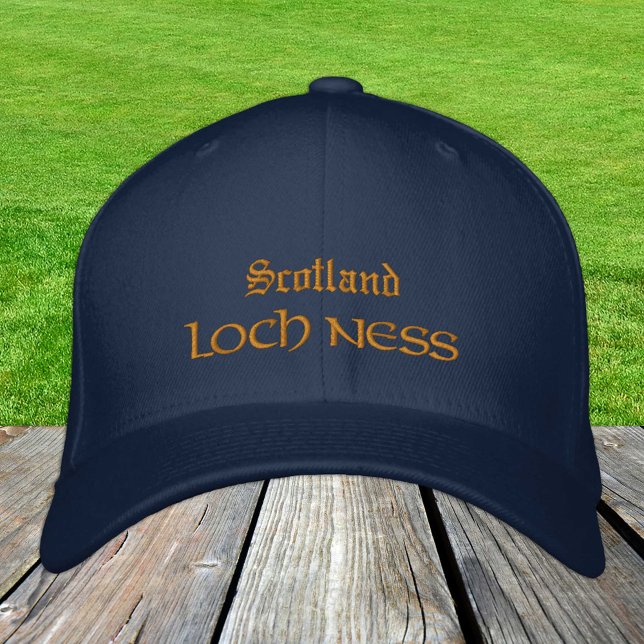 Scotland & LOCH NESS fashion / Scottish Monster Embroidered Hat (Creator Uploaded)