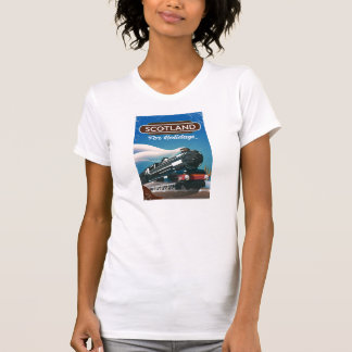 Scotland Locomotive travel poster T-Shirt