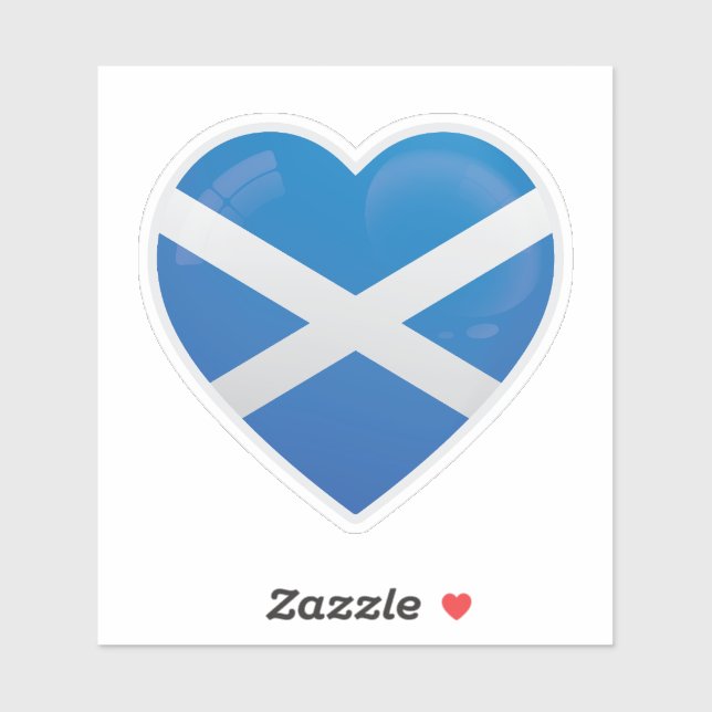 Scotland Love Icon Sticker (Sheet)