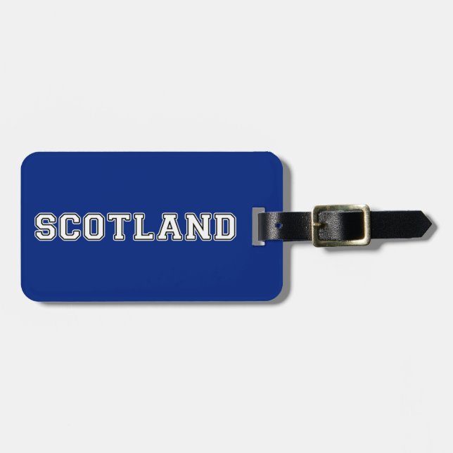 Scotland Luggage Tag (Front Horizontal)