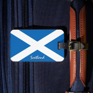 Scotland Luggage Tags, patriotic Scottish Flag Luggage Tag