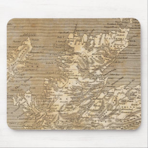 Scotland Map by Arrowsmith Mouse Mat