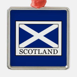 Scotland Metal Tree Decoration
